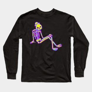 Neon Skeleton Long Sleeve T-Shirt